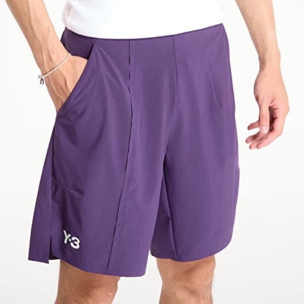 Mens Size M Adidas Tennis Shorts Y-3 Ergo Drawstring Waist Aurora Plum JN2996